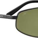 Serengeti - MATERA 2.0, Brushed Gunmetal, Saturn 555nm Polarized, Medium size sunglasses, Men sunglasses, Sport, Drivers, Watersports 