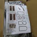 XLHOMO Floating Shelf for Wall- 31.5"x 24" 3+1 Tier Floating Shelves with Basket for Bathroom, Living Room, Bedroom and Kitchen Rustic Brown