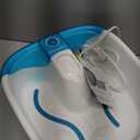Homedics Bubble Mate Foot Spa, Toe Touch Controlled Foot Bath with Invigorating Bubbles and Splash Proof, Raised Massage Nodes and Removable Pumice Stone