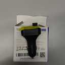 Syncwire Bluetooth 5.4 FM Transmitter Car Adapter 42W [Light Switch] [Stronger Dual-mic] [HiFi Bass Sound] [Fast Charging] Wireless FM Radio Stereo Music Adapter Hands-Free Calling Support USB Drive (Black)