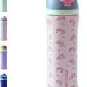 DLOCCOLD Insulated Stainless Steel Water Bottle with Straw for Sports, Travel, and School, 24 oz Sports Water Bottle, Leak-Proof Thermos BPA-Free