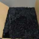 EVOIONOS 5x7 Washable Large Area Rug for Living Room, Fluffy Shag Rug for Bedroom, Ultra Soft Plush Non Slip Carpet for Indoor Floor Bedside Nursery Kids Girls Room Dorm, Home Decor Aesthetic, Black