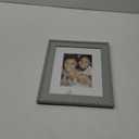 Malden International Designs 8x10 Matted to 5x7 Gray Beaded Picture Frame
