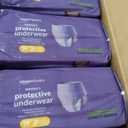 Amazon Basics Maximum Absorbency Incontinence Underwear for Women, Disposable Postpartum, Bladder Leak Protection, Odor Control, Soft, Medium, Lavender, 60 Count (3 Packs of 20)