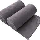 Amazon.com: JML Microfiber Bath Towel 2 Pack(30" x 60"), Oversized Thick Towels, Soft, Super Absorbent and Fast Drying, No Fading Multipurpose Use for Sports, Travel, Fitness, Yoga, 30 in 60 in, Grey Count : Home & Kitchen