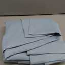 SHINELAND Light Blue Blackout Curtains for Bedroom, Thermal Insulated Window Curtain Drapes Back Tab for Living Room, 52 x 90 Inch Length, 2 Panels