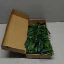 mizii 24pcs Italian Ruscus Artificial Greenery Stems Silk Green Leaves 20in Fake Spray Plants Stem Garland Greenery Decoration for Centerpieces Wedding Arch Flower Bouquet Table Room Wall Decor (24)