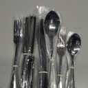 EWFEN 24-Piece Black Silverware Set with Steak Knives, Black Flatware Set for 4, Food-Grade Stainless Steel Tableware Cutlery Set, Mirror Finished Utensil Sets for Home Restaurant, Round Edge