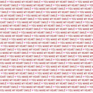 Michael Miller You Make My Heart Smile, White