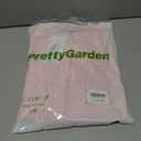 PRETTYGARDEN Women's Lace Long Sleeve Button Down Blouse (Pink, L)