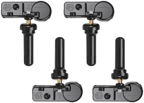 TPMS Sensor,GM 315Mhz Tire Pressure Monitoring Sensor Compatible for Chevy Silverado GMC Cadillac Buick Pontiac Saturn Hummber Saab Replace#13598771 13598772 13586335 13581558 4 Pack