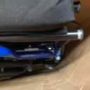 Drive Medical Blue Streak Lightweight Wheelchair - Portable Folding Mobility Aid - Swing-Away Footrests - Desk Arms - Durable Steel Frame - Easy Transport & Storage - 18-Inch Seat