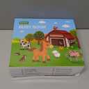 Busy Book for Toddlers 1-3, 25 in 1 Farm Busy Board Montessori Toys for Travel, Birthday Gifts for Boys and Girls, Learning Activity Book for Fine Motor Skills