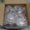 BBTO 12 Pcs 4 Inch Christmas Ball Ornaments Plastic Fillable Ornament Balls Clear Christmas Ornaments for DIY Craft Projects Round Christmas Tree Decor Birthday Wedding Halloween Decor 100 mm