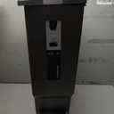 simplehuman 40 Liter / 10.6 Gallon Slim Kitchen Step Trash Can With Secure Slide Lock, Grey Plastic