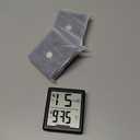 3 Pieces Digital Hygrometer Indoor Thermometer Humidity Meter with Accurate Temperature and Humidity Monitor for House, Baby Room, Office, Greenhouse, Cellar (Black)