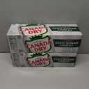 2 x Canada Dry Zero Sugar Ginger Ale Soda, 12 fl oz cans, 12 pack (EXP 10/26/26)