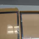 2 PCS Wooden Frame Square Decor Mirror, 12.6" x 12.6" Unbreakable Acrylic Decorative Mirror Wall Mounted, for Bathroom Entryway Bedroom Living Room Entryway Decorative