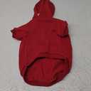 Dog Sweaters for Medium Dogs Dog Hoodie Pet Sweater Solid Soft Brushed Fleece Pet Clothes Hoodie Sweatshirt with Pocket(Red-M)