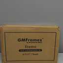 GraduationMall 11x17 Cherry Wood Diploma Frame with Tassel Holder for 8.5x11 Certificate Document,Real Glass,Navy Blue over Gold Mat