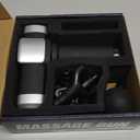 Deep Tissue Massage Gun, Portable Percussion Muscle Massager with 30 Speeds & 6 Attachments, Handheld Electric Back & Neck Massager for Pain Relief (Black)