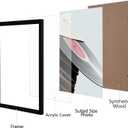 eletecpro 12.5x12.5 Vinyl Record Frame, Matte Black Album Picture Frame Fits 12x12 LP and Cover, Sturdy Lightweight Wall Art Display for Home and Music Studio Gallery Decor, Easy Wall Mount, 6 Pack