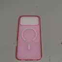 ORNARTO Air Case for iPhone 17 Pro Max Clear | Military-Grade Drop Protection | Camera Control Button | Compatible with MagSafe | Built-in Air Phone Cover - Hot Pink