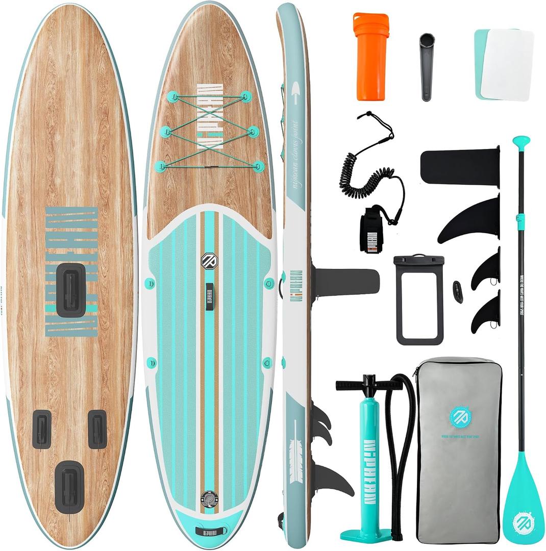 Niphean Inflatable Paddle Board with Accessories 10'6''/12'6'' Stable SUP