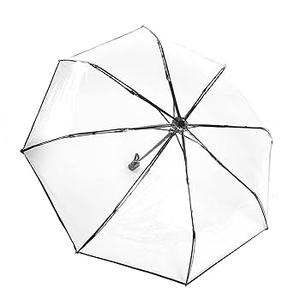 Clear Umbrella, Transparent Folding 38. 6x22. 4in Bubble Bubble Umbrella Adult Clear Umbrella Wedding with Frosted Handle for Business and Daily Life Use
