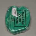 Palm Leaf Snack Tray Hawaii Style Reusable Food Tray with Tropical Imitation Green Plant Leaves, Cookies Chips, Candy Dip, for Jungle Island Luau Party Theme Decorations Birthdays 12 Sets,8.3 x 7 Inch