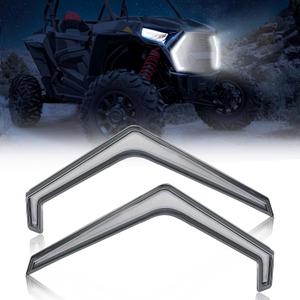 KEMIMOTO Fang Lights Accent Lights Compatible with Polaris RZR 1000 XP XP4 Turbo S 2023 2022 2021-2019/2024 RZR Trail S 1000 900 Accessories 2884871 IP67 LED Turn Signal Street Legal Kits 2 pcs