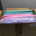 Sanwuta 6 Pcs Clear Hard Zipper Case Hard Plastic Zipper Pouches Makeup Bag Pencil Pouches Transparent Cases for Snacks Plastic Storage Organizer Box for Travel(Holographic,13.78 x 11.81 x 2 Inch)