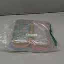 Hoolerry 4 Pcs Hard Clear Zipper Case Makeup Bags Plastic Zipper Pouch Transparent Storage Box Containers for Cosmetics, Snacks, Building Blocks, Puzzles(Clear,7.5 x 3.9 x 2 in,Soft Colors)