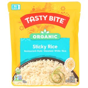 6 x Tasty Bite Organic Sticky Rice, 8.8 Oz (250 G) (EXP 08/31/26)