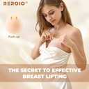 Lift Sticky Bra Push Up, Backless Bra Skin-Friendly Nipple Covers, Adhesive Strapless Bras for Women