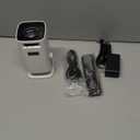 Mini Projector, Portable Projector 4K & Full HD 1080P Support, 270 Rotation Outdoor Projector, Movie Projector Compatible with Smartphone, TV Stick, Laptop, PS4, HDMI, USB (No WiFi or Bluetooth)