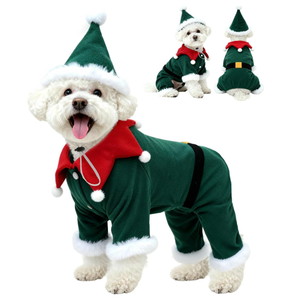 CuteBone Christmas Dog Costumes for Dogs – Elf Pet Cosplay Outfits | Cute Puppy Costume for Holiday Party, Dress-Up, Photo Shoots, Size S