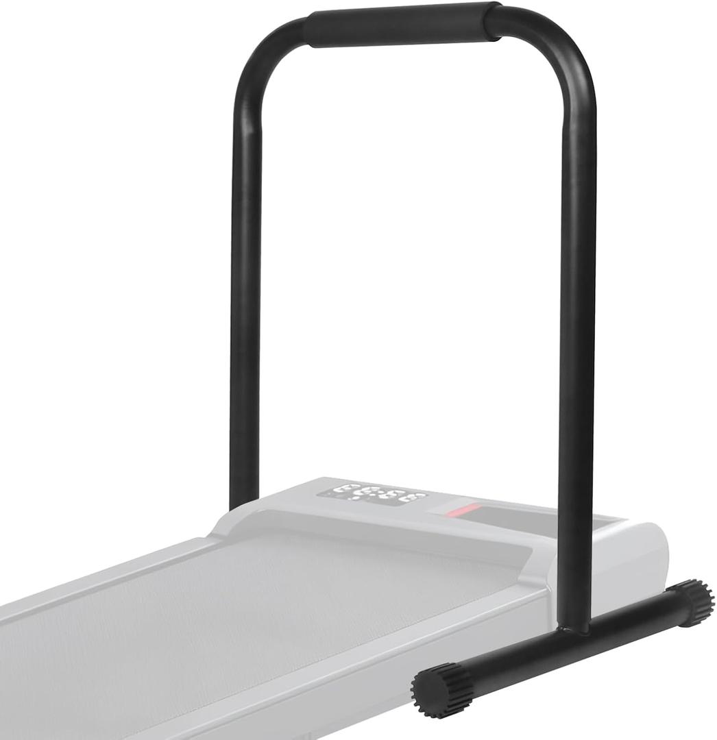 Handle Bar for Walking Pad Only, Adjustable Handrail Height from 34.2 to 42.1 Inch, Compatible with Walking Pad 20.2'' Wide, Non-Slip Rubber Feet, Comfortable Absorbent Grip