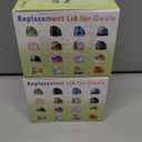 NTIERA Replacement Lid for Owala Freesip Water Bottle, Compatible with Owala Lid and Cap, Premium Accessories for 16oz 24oz 32oz 40oz Bottles,LeakProof,BPAFree(Light Blue), Pack of 2 