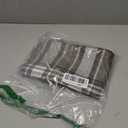 YOUR SMILE Retro Farmhouse Outdoor Buffalo Tartan Chequer Plaid Cotton Linen Decorative Throw Pillow Case Cushion Cover Pillowcase for Sofa 18 x 18 Inch, Set of 2, Khaki/Stripe (Brown)