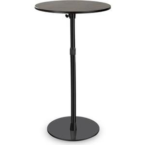 Bar Table 15.75inch Small Round Top Adjustable Height 22.64-33.46in Multifunctional Side Table for Pub Bar Dining Bistro Cafe