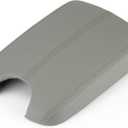 Aeagle Grey Center Console Cover Armrest Lids w/Base for Honda Accord 2008-2012, PU & ABS Plastic