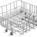 20007189 20000533 Dishwasher Lower Rack Replacement Parts for Bosch Bottom Rack Bosch SHE68T55UC/07 SHXM88Z75N/01 SHX68T55UC/02 800 Series 20.9 x 21.8'' x 7.7 Lower Basket Dishrack Drawer 1 Pack