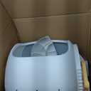 MeoWant Automatic Cat Litter Box, Large Opening Self Cleaning Litter Box with Safety Protection for Multiple Cats, App Control, Odor-Free, 75L Space, Yellow