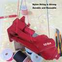 Nylon String for Bracelets, 25 Colors 1125 Yards Chinese Knotting Cord, 0.8 mm Nylon Cord for Jewelry Making, Beading, Necklaces, Kumihimo, Friendship Bracelets, Tassels and Craft