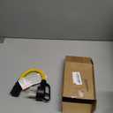 Tellegloww 50 Amp to 20 Amp Stove Oven to EV Charger Adapter Compatible with NEMA 10-50P to 5-15/20R or 6-15/20R, 30Amp 3 Prong Stove Oven Plug 10-50Pto5-15/20R or 6-15/20R T-Blade for EV Charging