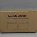 Rectangle Lamp Shades Set of 2, Top 7"x12.5", Bottom 9"x15", Height 10"Large Beige Lampshades for Table Lamps Floor Lamps, Square Lamp Shade Replacement, Spider, Harp Holders Included, Easy Assembly