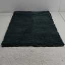 OLANLY Bathroom Rugs 30x20, Extra Soft Absorbent Chenille Bath Rugs, Rubber Backing Quick Dry, Machine Washable Bath Mats for Bathroom Floor, Tub and Shower, Home Decor Accessories, Blackish Green