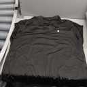 Scrubs for Women Set - Cool Stretch Scrub Top & Jogger Pants with 11 Pockets Breathable Nursing Uniform Scrub Suit (XX-Large, Black)