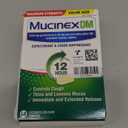 Mucinex DM 12Hr Maximum Strength Chest Congestion & Cough Medicine for Adults, Cold and Cough Medicine for Excess Mucus Relief, 1200 mg Guaifenesin & 60 mg Dextromethorphan HBr, 48 Bi-Layer Tablets